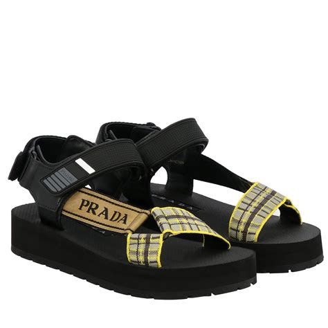 prada strumpor|Prada ladies sandals.